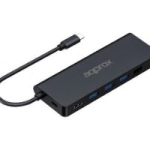 Docking Approx 8 en 1 USB-C a USB/HDMI/RJ45 (APPC53)