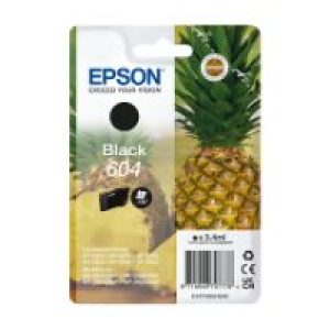 Tinta Epson 604 Negro 3.4ml 150 páginas (C13T10G14010)