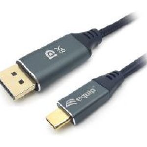 Cable EQUIP USB-C/M a DP 1.4/M 3m Negro (EQ133423)