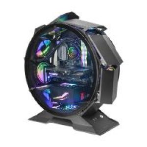 Caja Circular Mars Gaming mATX Mini-ITX Negra (MCORB)