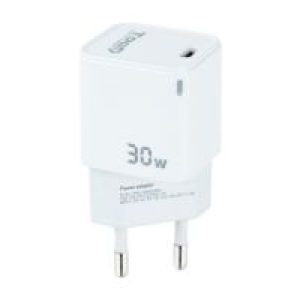 Cargador Pared TooQ 30W 1xUSB-C Blanco (TQWC-GANPD30WT)