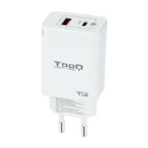 Cargador de Pared TooQ 45W USB-A/C (TQWC-GANQCPD45WT)