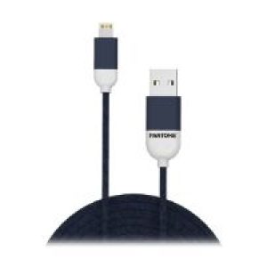 Cable PANTONE USB-A/M a Lightning/M Azul (PT-LCS001-5N)