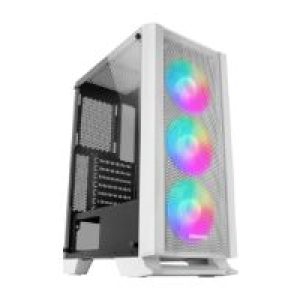 Caja Mars Gaming FRGB ATX mATX Mini-ITX Blanca (MCCW)