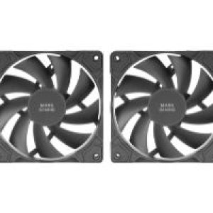 Ventilador Mars Gaming MF-PROX2 Kit 2 Negro (MFPROX2)