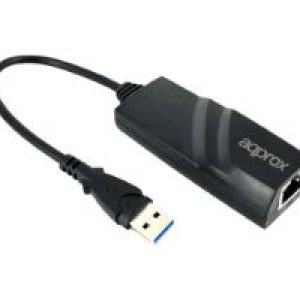 Adaptador Approx USB 3.0 a RJ45 Negro (APPC07GV3)