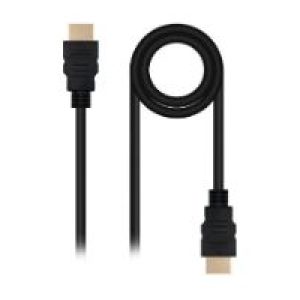 Nanocable HDMI/M a HDMI/M 50cm Negro (10.15.3800)