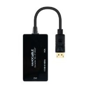 Adaptador Nanocable DP a HDMI/DVI/VGA (10.16.3301-ALL)
