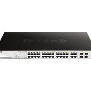Switch D-Link 24xRJ45 GbE PoE Rack 1U (DGS-1210-28P/E)