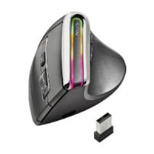Ratón Vertical NGS Óptico RF BT 3200dpi Negro(EVOKARMA)