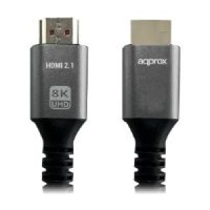 Cable Approx HDMI/M a HDMI/M 1m Negro/Gris (APPC62)