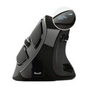 Ratón Vertical Trust Voxx RF Bluetooth Negro (23731)