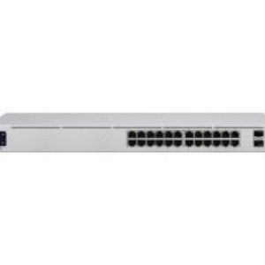 Switch Ubiquiti 24xRJ45 GbE 2xSFP Rack Plata (USW-24)