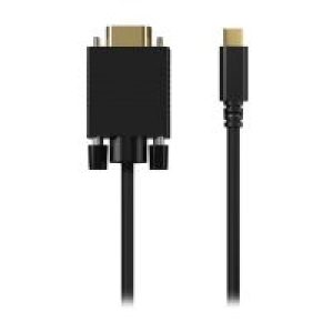Cable AISENS USB-C/M a VGA/M 1.8m Negro (A109-0693)