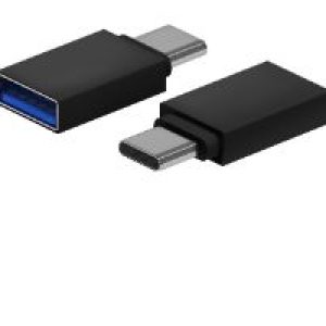 Adaptador AISENS USB-C/M a USB-A/H Negro (A108-0717)