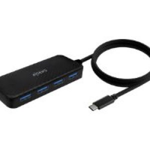 Hub AISENS USB-C 3.0 a 4xUSB-A 3.0 Negro (A109-0716)