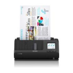 Escáner Epson ES-C380W A4 Color ADF Negro (B11B269401)