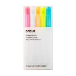Pack 5Bolis Gel CRICUT Ros/Naran/Blan/Am(CRC-2009849)