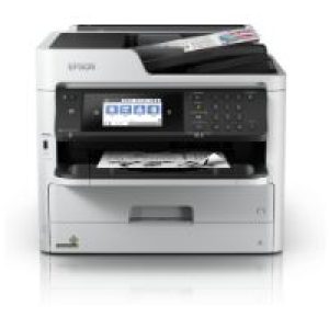 Multif Epson WF-M5799DWF A4 B/N Fax Blanca (C11CG04401)