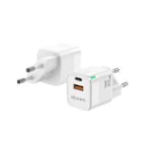 Cargador Pared AISENS Usb-C Usb-A 20W (ASCH-20W2P002-W)