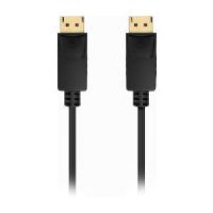Cable AISENS DP 1.2/M a DP 1.2/M 3m Negro (A124-0741)