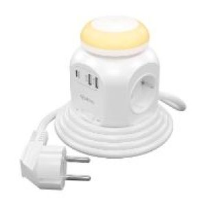 Regleta AISENS 4xSchuko 3xUSB Blanca (ASPS-2A1CLPQ02-W)