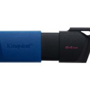Pendrive Kingston 64Gb USB-A 3.0 Negro/Azul (DTXM/64GB)
