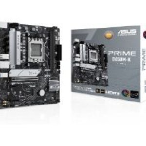 ASUS PRIME B650M-K: (AM5) 2DDR5 USB VGA HDMI RJ45 mATX