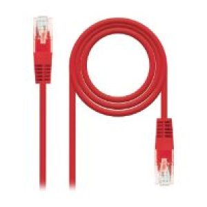 Nanocable RJ45 Cat.6 UTP AWG24 1m Rojo (10.20.0401-R)