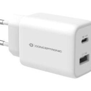Cargador de Pared CONCEPTRONIC 33W USB-A/C (ALTHEA11W)
