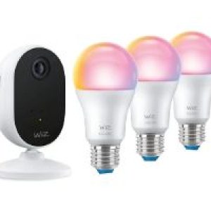 Kit Vigilancia Wiz Cámara IP+3 Bombillas (929003317801)