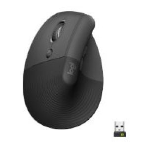 Ratón Vertical LOGITECH Ergo Zurdos Gris (910-006474)