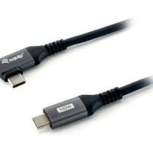 Cable EQUIP USB-C/M a USB-C/M 1m Negro (EQ128891)