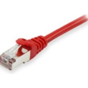 Cable EQUIP RJ45 Cat.6e S/FTP 10m Rojo (EQ606508)