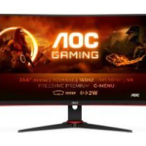 Monitor Gaming AOC 24″ VA FHD Curvo Negro (C24G2AE/BK)