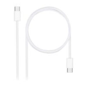 Nanocable USB-C/M-USB-C/M 60W 2m Blanco (10.01.6002-CO)