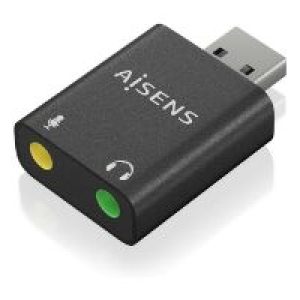 Tarjeta de Sonido AISENS USB-A/M-2×3.5mm/H (A106-0768)