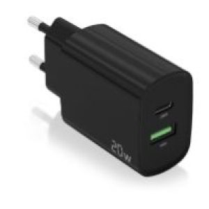 Cargador Pared AISENS 1xUSB-C 1xUSB-A 20W (A110-0755)