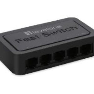 Switch LevelOne 5xRJ45 10/100 Negro (FEU-0512)