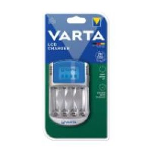 Cargador de Pilas Varta LCD 220V/12V/USB para AAA/AA
