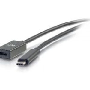 Cable C2G USB-C 3.1/H a USB-C/M Gen2 90cm Negro (88658)
