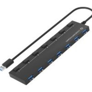 Hub CONCEPTRONIC USB-A 3.0 a 7xUSB-A 3.0 (HUBBIES19BP)