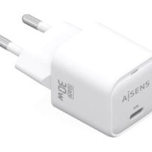 Cargador Pared AISENS 1xUSB-C 30W (ASCH-30W1P018-W)