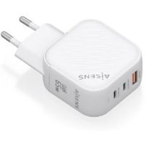 Cargador Pared AISENS USB-A 2USB-C 65W(ASCH-65W3P026-W)