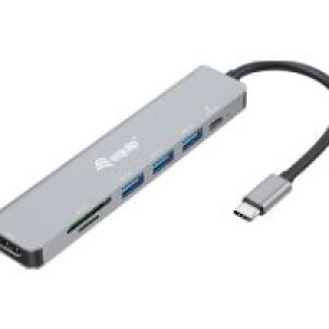 Dock Station EQUIP USB-C a HDMI/3USB-A/PD (EQ133494)