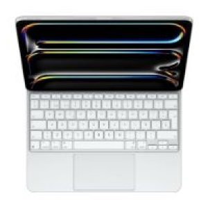 Teclado Apple Magic iPad Pro 13″ (M4) Blanco (MWR43Y/A)