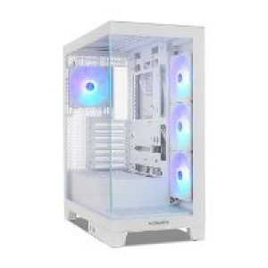 Caja NOX ARGB ATX mATX ITX Blanca (NXHUMMERGLOCKWH)