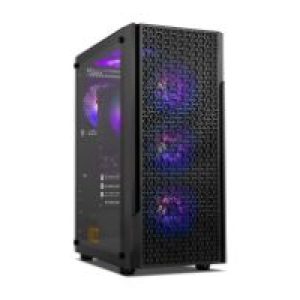 Caja Gaming NOX USB ATX mATX ITX Negra (NXINFTYBETA)