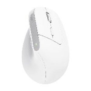 Ratón Vertical Trust Bayo+ Óptico RF BT Blanco (25399)