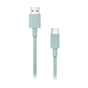 Cable NUBBEH Borealis USB-A/USB-C Turquesa (NBCABLACT)